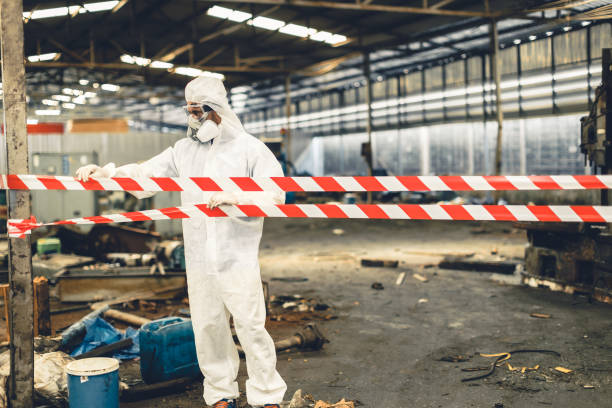 Professional Biohazard technician working in Natural Dam, AR